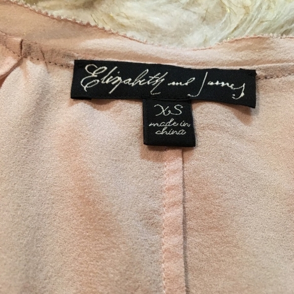 Elizabeth and James Boho Silk Pink Shirt - Picture 3 of 7